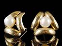 Vintage 9ct Gold & Pearl Earrings 