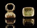 Antique 9ct Rose Gold Intaglio Fob Seal 