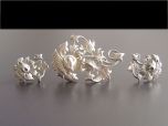 Vintage Silver Scottish Thistle Jewellery Set