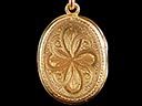 Antique 18ct Gold Oval Picture Locket Thumbnail