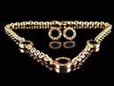 Vintage 18ct Gold & Onyx Bulgari Jewellery Set