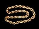 Vintage 18ct Gold & Diamond Fancy Link Necklace