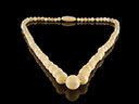 Antique Ivory Bead Necklace
