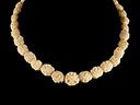 Antique Carved Ox Bone Necklace