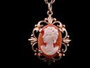 Vintage 9ct Gold Cameo Pendant