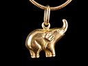 Vintage 9ct Gold Baby Elephant Pendant