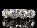 Antique 18ct Gold 4 Stone 2.10CT Diamond Engagement Ring