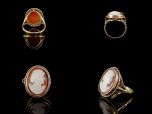 Vintage 9ct Gold Cameo Ring