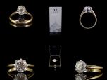 Vintage 18ct Gold & Plat 1.92ct Diamond Engagement Ring 