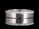 Vintage 18ct White Gold & Diamond Wedding Ring