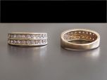 Vintage 9ct Gold & Diamond Dress Ring