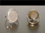 Vintage 9ct Gold & Rose Quartz Ring