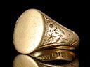 Men's Antique 18ct Gold Signet Ring