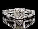 Vintage 18ct W/Gold 1.00CT Diamond Art Deco Engagement Ring