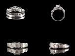 Vintage 18ct W/Gold 0.38CT Diamond Engagement Ring