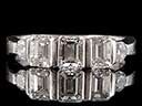 Vintage 18ct W/Gold 1.21CT Diamond Art Deco Engagement Ring