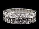 Vintage 18ct W/Gold 0.75CT Diamond Full Eternity Ring