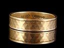 Vintage 9ct Gold Art Deco Wedding Ring 