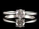 Vintage 18ct W/Gold 0.50CT Diamond Engagement Ring