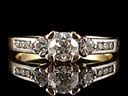 Vintage 18ct Gold 0.59CT Diamond Engagement Ring