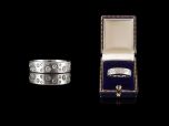 Vintage Platinum & Diamond Wedding Ring