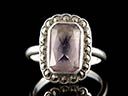 Antique Silver & Amethyst Ring