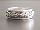 Vintage Silver Celtic Knot Swivel Ring