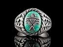 Vintage Silver & Turquoise Navajo Ring