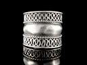 Vintage Silver Wide Scroll Ring