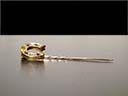Antique 18ct Sapphire & Diamond Horse Shoe Stick Pin