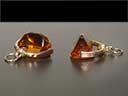 Victorian 9ct Rose Gold & Citrine Fob Thumbnail