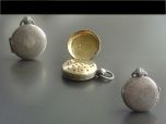 Antique Georgian Sterling Silver Vinaigrette Pendant