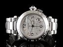 Ladies Cartier Pasha C Globus GMT Watch 