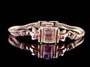 Ladies Vintage 14kt Rose Gold Evkob Art Deco Watch