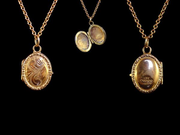 Gilt Silver Shield Locket Necklace – Stacey Fay Designs
